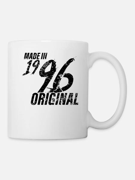 Fait En 1996 Année de naissance 1996 Anniversaire Femmes - Mug blanc - blanc