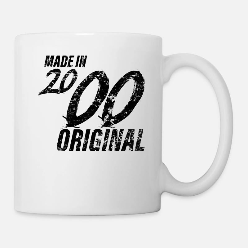 Made In 2000 Geburtsjahr 2000 Geburtstag Damen - Tasse - Weiß