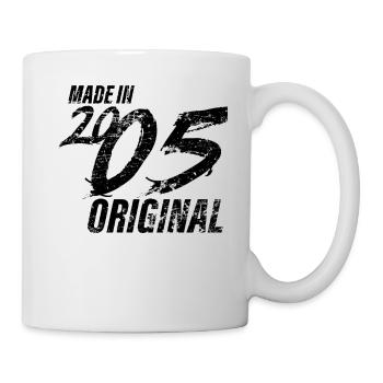 Made In 2005 Geburtsjahr 2005 Geburtstag Damen - Tasse - Weiß - Rechts