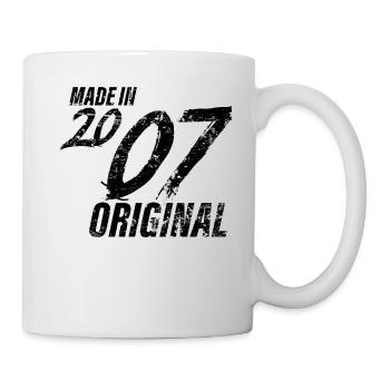 Fait En 2007 Année de naissance 2007 Anniversaire Femmes - Mug blanc - blanc - Droite