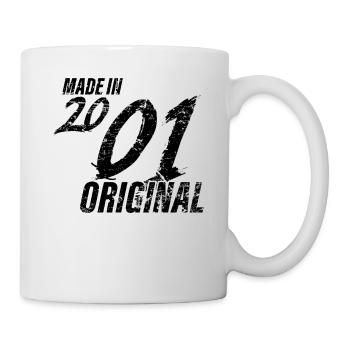 Made in 2001 Year of birth 2001 Birthday Women - Mug - white - Right