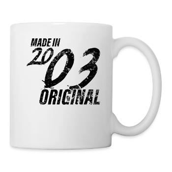 Made in 2003 Year of birth 2003 Birthday Women - Mug - white - Right
