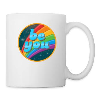 LGBTQ Be You Gay Pride LGBT Ally Rainbow Flag - Tasse - Weiß - Rechts