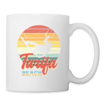 Kite Surfing Design with Kiteboard Surfer - Mug - white - Right