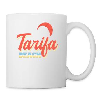Tarifa Beach Spain Kite-Surfing Paradise - Mug - white - Right