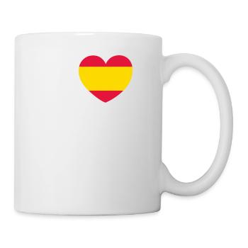I love Mallorca tolle Insel und Stadt in Spanien - Tasse - Weiß - Rechts
