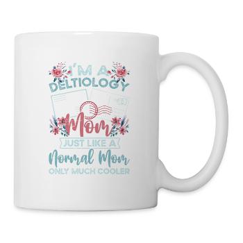 Deltiology Mom Postcard Collector for Deltiologists - Mug - white - Right