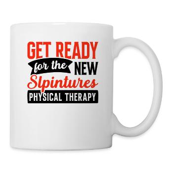 Physiothérapie Préparez-vous à la - Mug blanc - blanc - Droite