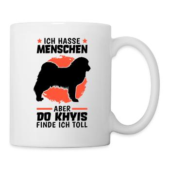 Do Khyi finde ich toll Tibetdogge - Tasse - Weiß - Rechts