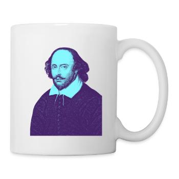 William Shakespeare - Mein Theater - Tasse - Weiß - Rechts