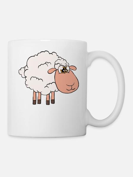 Ich Bin Wirklich Schafsüchtig - Tasse - Weiß