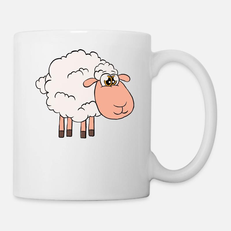 Ich Möchte Ein Schaf Sein - Tasse - Weiß