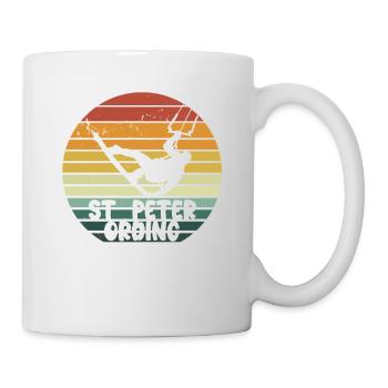 St. Peter Ording Kitesurfing Water Sports Design - Mug - white - Right