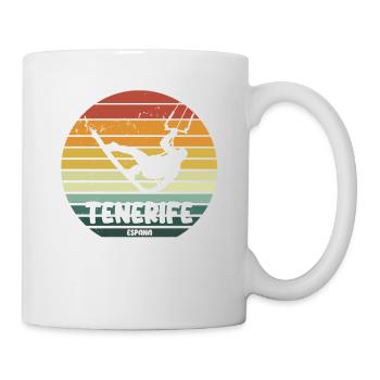 Tenerife Spain Kitesurfing Water Sports Design - Mug - white - Right
