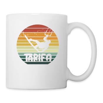 Tarifa Strand Spanien Kitesurfing Wassersport - Tasse - Weiß - Rechts