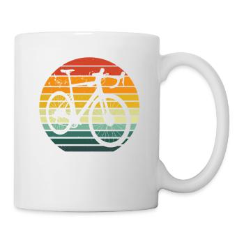 Conception de vélos de route pour les cyclistes - Mug blanc - blanc - Droite