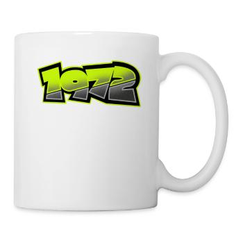 Jahrgang 1972 zum 50. Geburtstag Jubiläum - Tasse - Weiß - Rechts