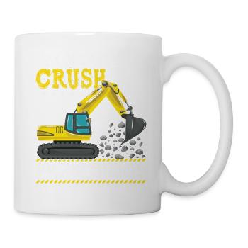 Kids I m Ready To Crush Preschool Construction - Mug - white - Right