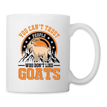 Chèvre Cadeau Chèvre Gardien Chèvre - Mug blanc - blanc - Droite