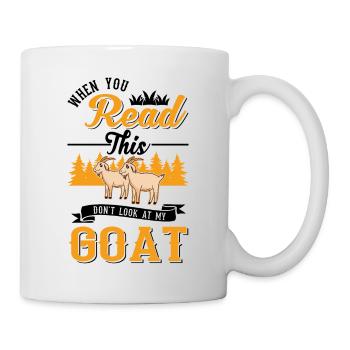 Chèvre Cadeau Chèvre Gardien Chèvre - Mug blanc - blanc - Droite