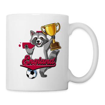 England Fußball - Tasse - Weiß - Rechts