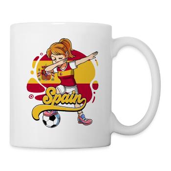 Spanien Fußball - Tasse - Weiß - Rechts