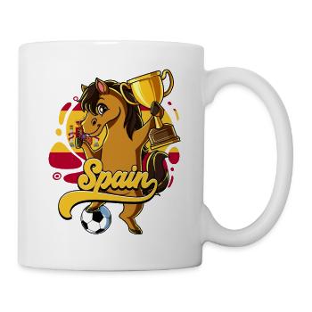 Spanien Fußball - Tasse - Weiß - Rechts