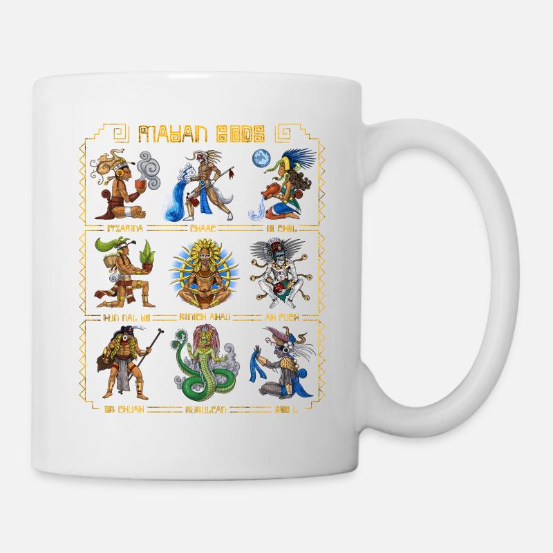 Alte Götter der Maya-Zivilisation - Tasse - Weiß