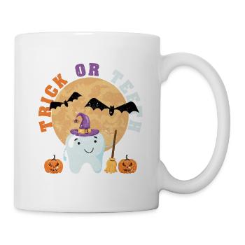 Halloween Dental Hat Dentist Dental Assistant Trick - Mug - white - Right