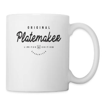 Platemaker Drôle Titre du poste Profession Anniversaire - Mug blanc - blanc - Droite