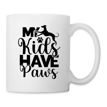 My children have paws - Mug - white - Right