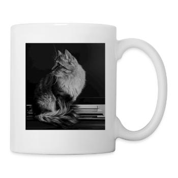 Most beautiful cat in the world - Mug - white - Right