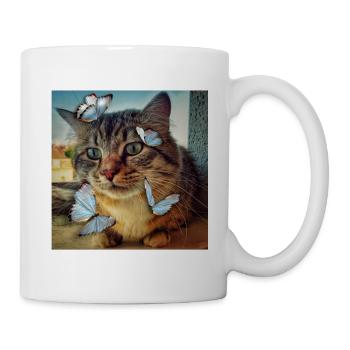 Most beautiful cat in the world n°2 - Mug - white - Right