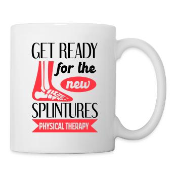 Physiothérapie Préparez-vous à la - Mug blanc - blanc - Droite