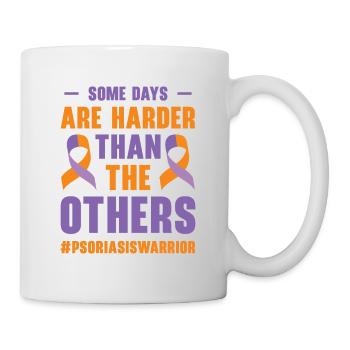 Guerriers du psoriasis Certains jours, c’est - Mug blanc - blanc - Droite