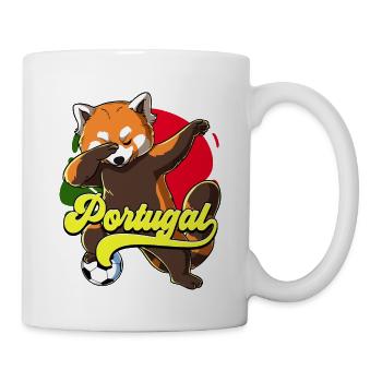Portugal Fußball - Tasse - Weiß - Rechts
