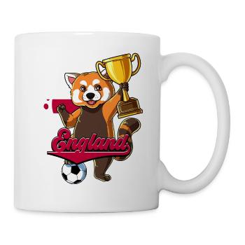 England Fußball - Tasse - Weiß - Rechts