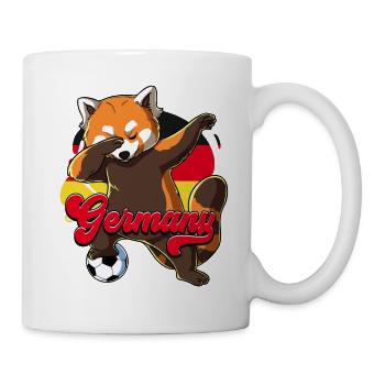 Deutschland Fußball - Tasse - Weiß - Rechts