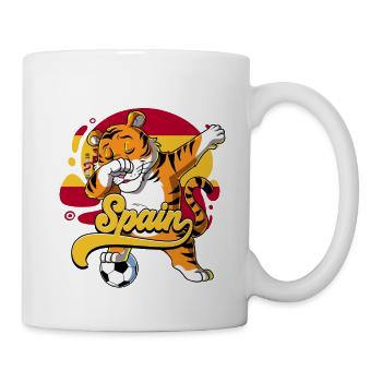 Spanien Fußball - Tasse - Weiß - Rechts