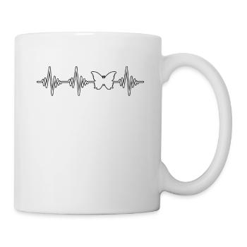 Butterfly Heartbeat - Mug - white - Right