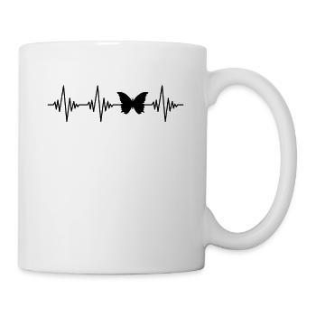 Butterfly Heartbeat - Mug - white - Right