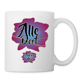alle doof - außer mir - Tasse - Weiß - Rechts