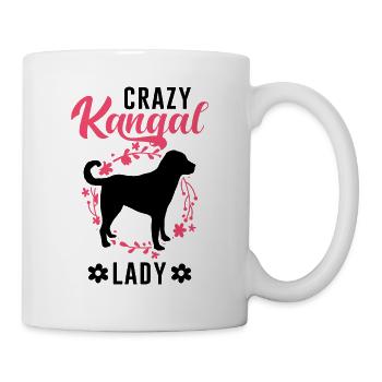 Crazy Kangal dame Anatolian Berger Chien - Mug blanc - blanc - Droite