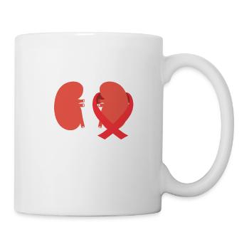 Ask Me About My New Kidney Transplant Surgery - Tasse - Weiß - Rechts