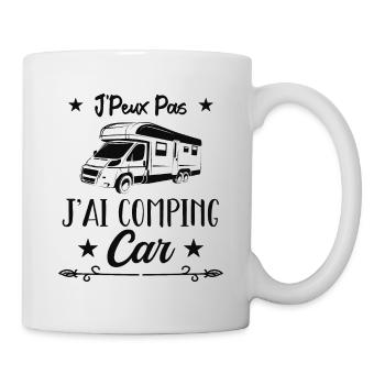 Je Peux Pas J'ai Camping - Mug blanc - blanc - Droite
