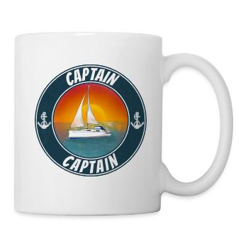 Captain Boat - Mug - white - Right