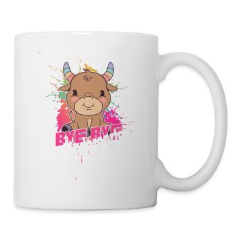 Endlich Schulkind, Einschulung - Tasse - Weiß - Rechts