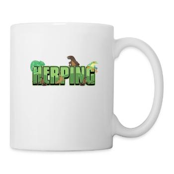 Herping Reptiles Amphibians Herpetologist - Mug - white - Right