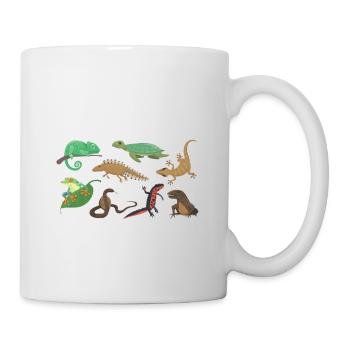 Future herpetologist Reptiles Amphibians - Mug - white - Right