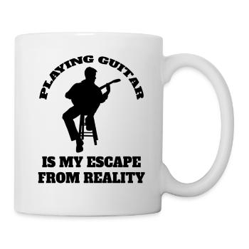Guitariste Musique Musiciens Guitariste Groupe Guitare - Mug blanc - blanc - Droite